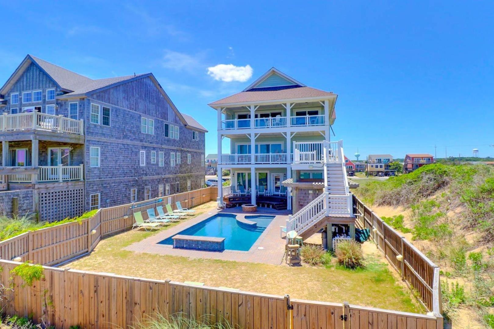 6007 Happy Sol Oceanfront Heatable Pool Vila Nags Head Exterior foto